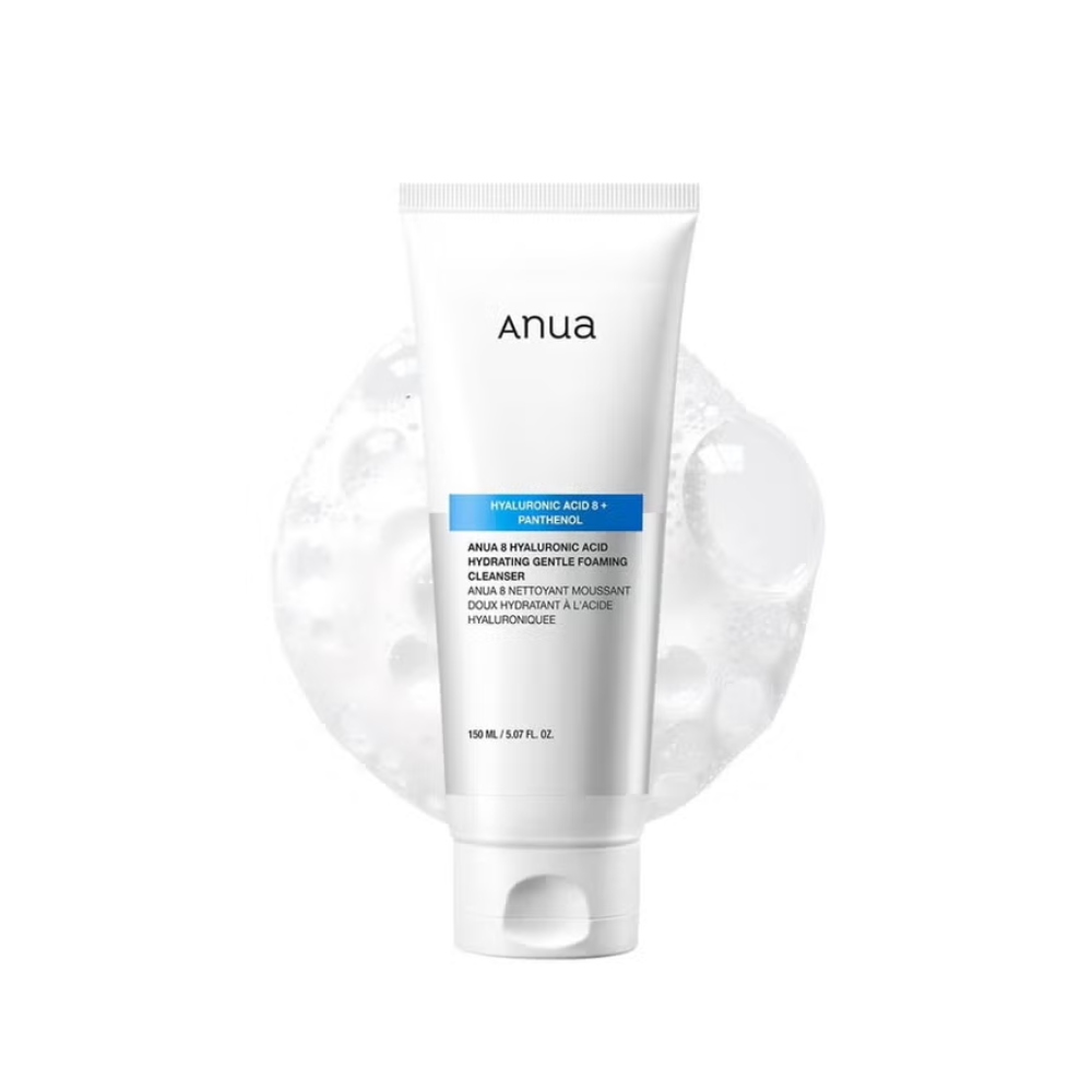 Anua 8 Hyaluronic Acid Hydrating Gentle Foaming Cleanser