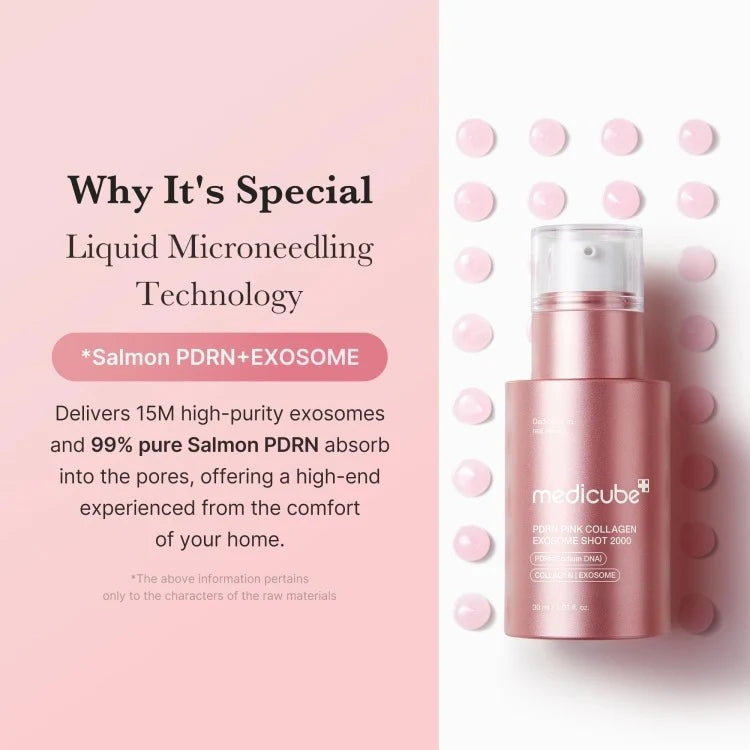 Medicube PDRN Pink Collagen Exosome Shot Serum 7500