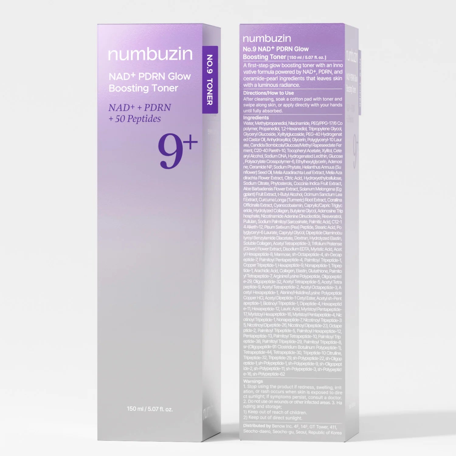 Numbuzin No.9 NAD+ PDRN Glow Boosting Toner