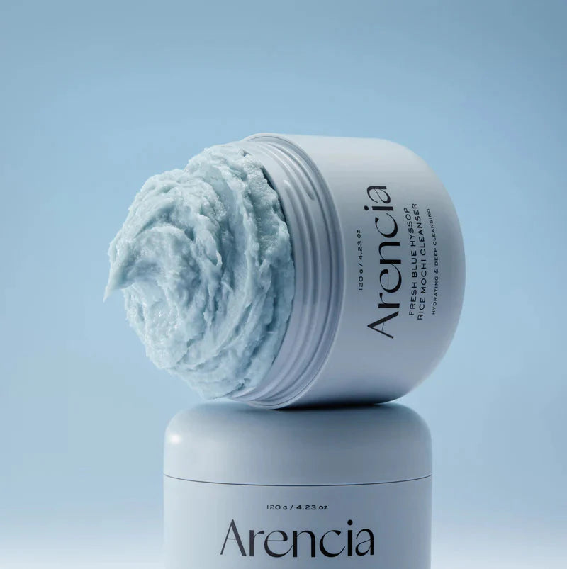 Arencia Fresh Blue Hyssop Rich Mochi Cleanser