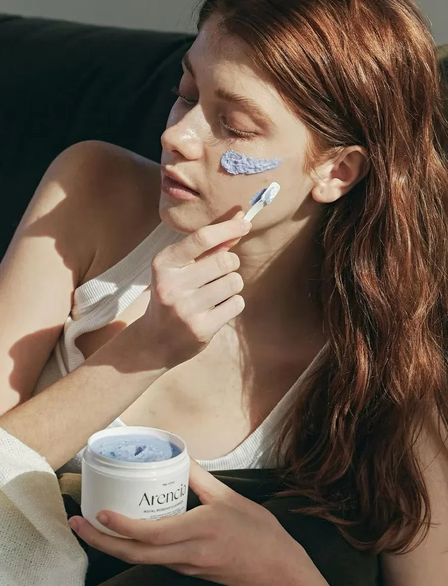 Arencia Fresh Blue Hyssop Rich Mochi Cleanser