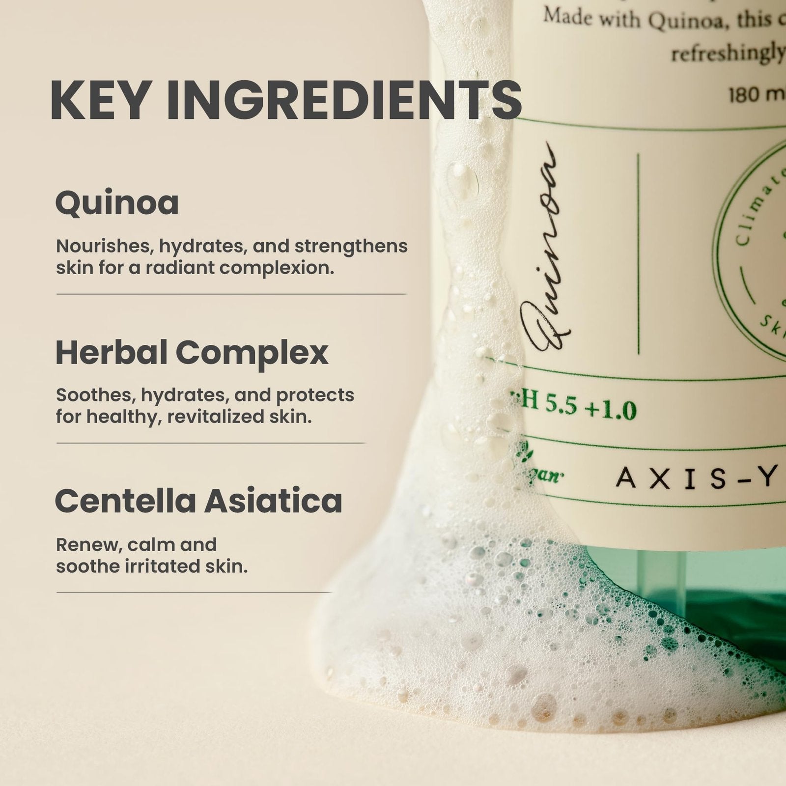 AXIS-Y Quinoa One Step Balanced Gel Cleanser