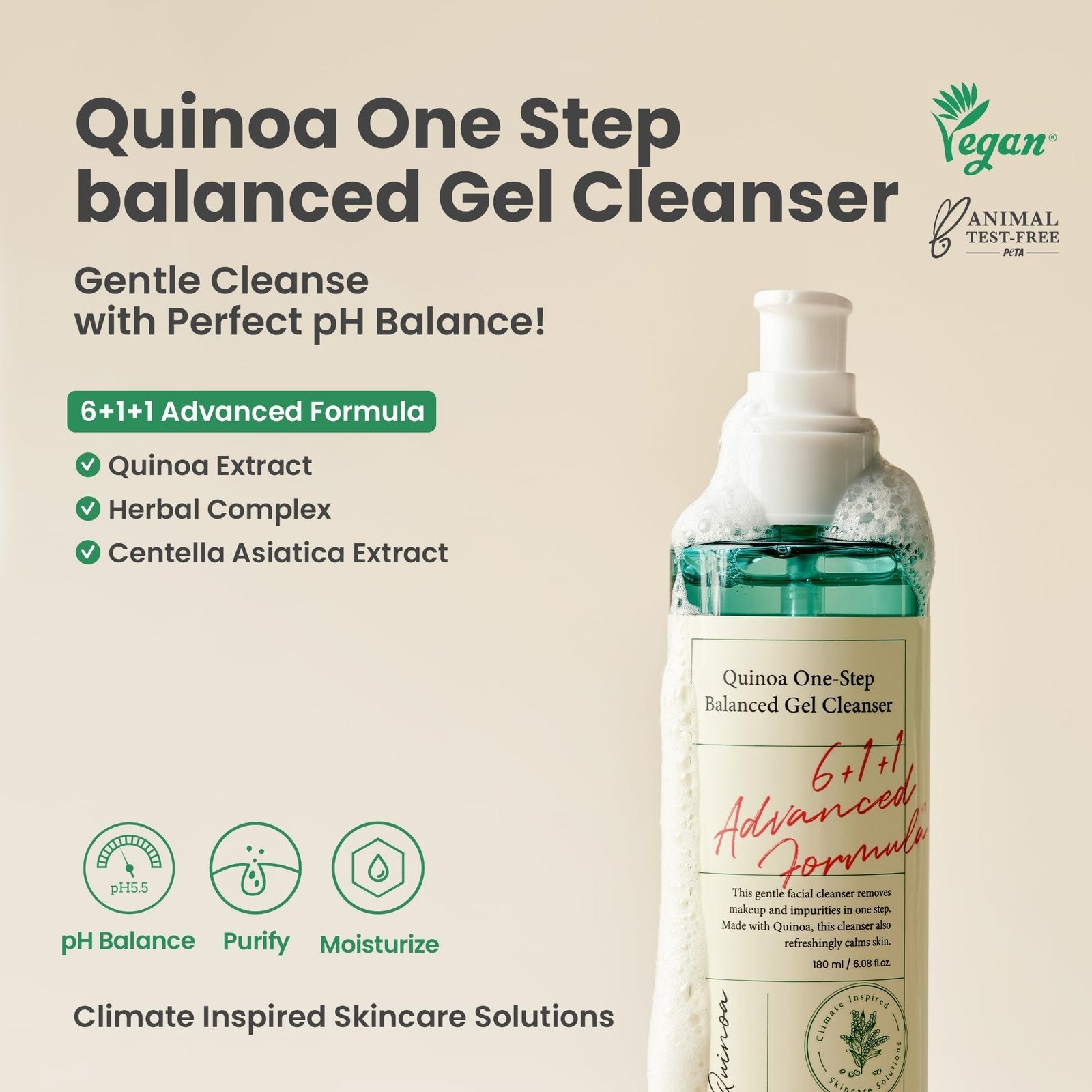 AXIS-Y Quinoa One Step Balanced Gel Cleanser