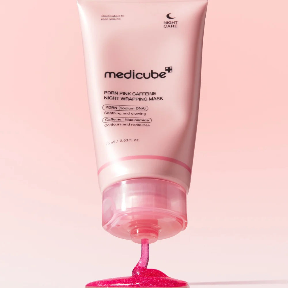 Medicube PDRN Pink Caffeine Night Wrapping Mask (75ml)