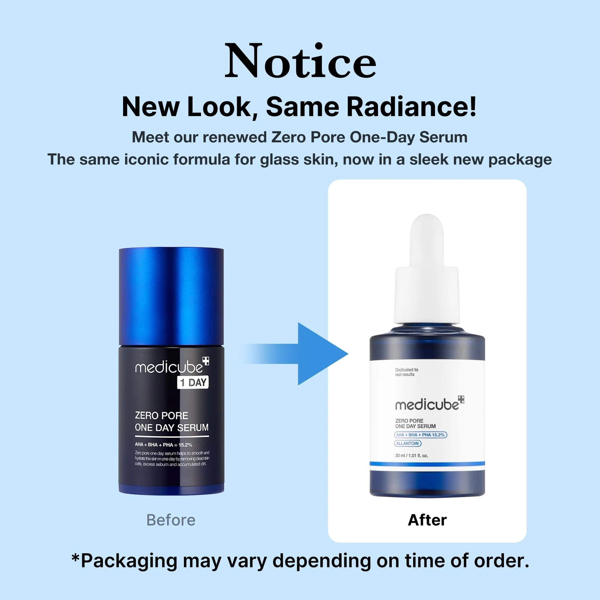 Medicube Zero Pore One Day Serum (30ml)