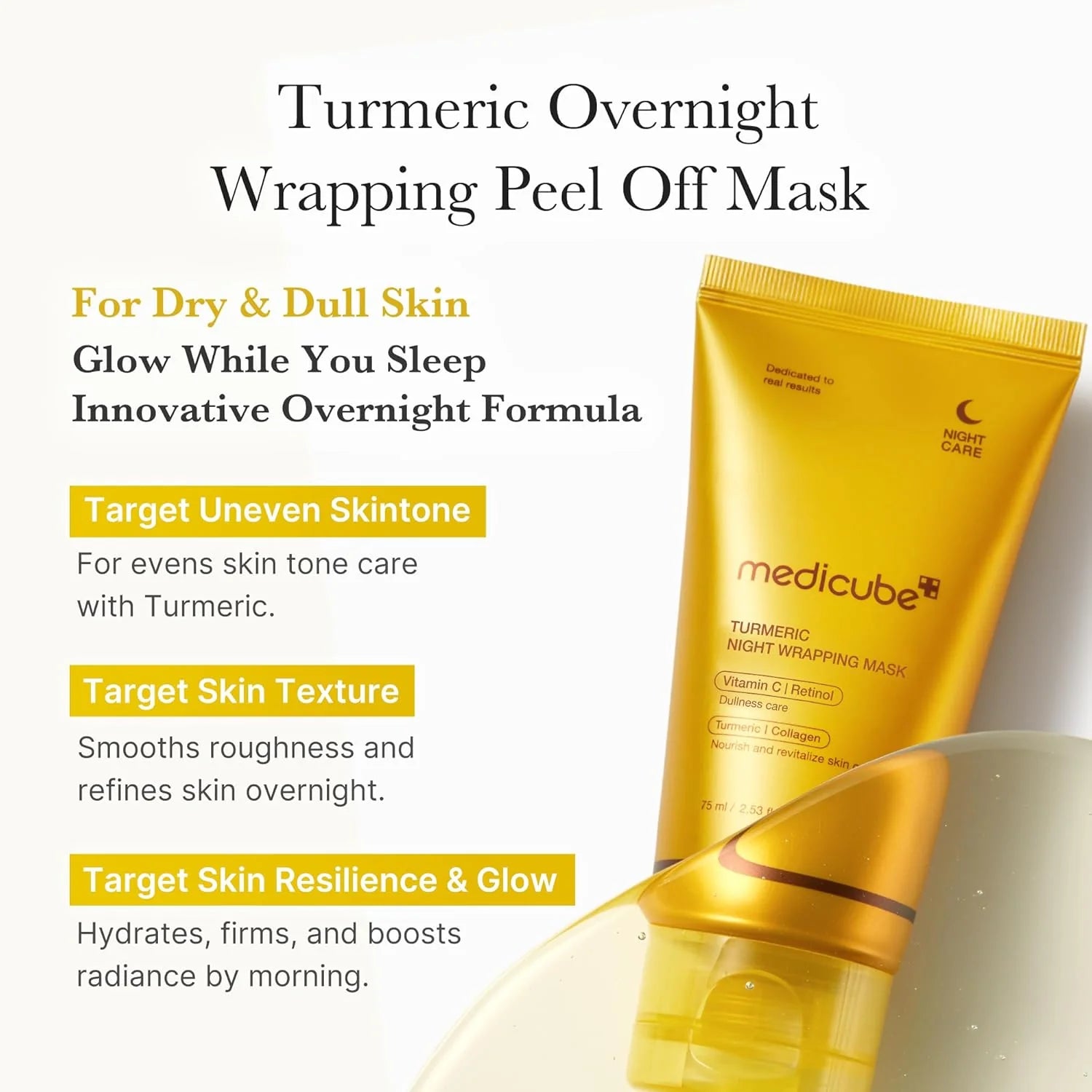 Medicube Turmeric Night Wrapping Mask (75ml)