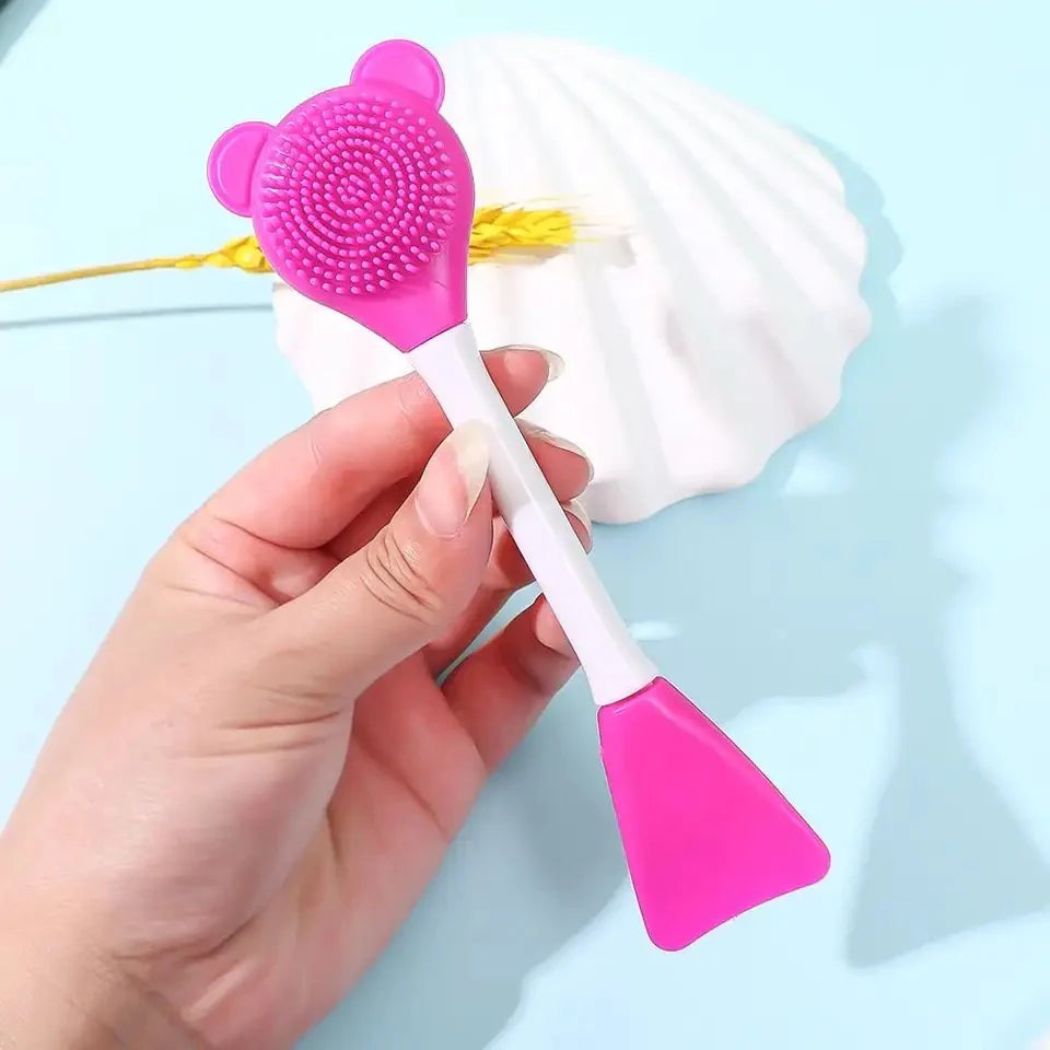 2-in-1 Silicone Cleansing & Mask Brush