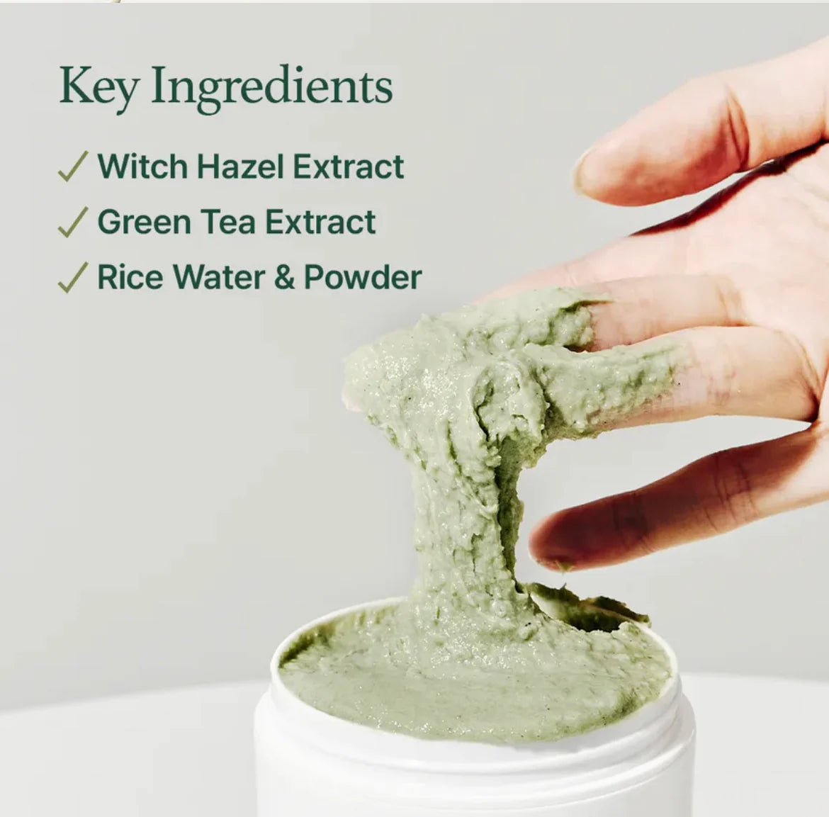 Arencia Fresh Green Rice Mochi Cleanser