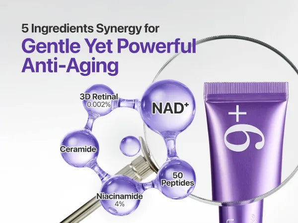 numbuzin No.9 NAD+ Retinal Volumetox Eye Cream Tube