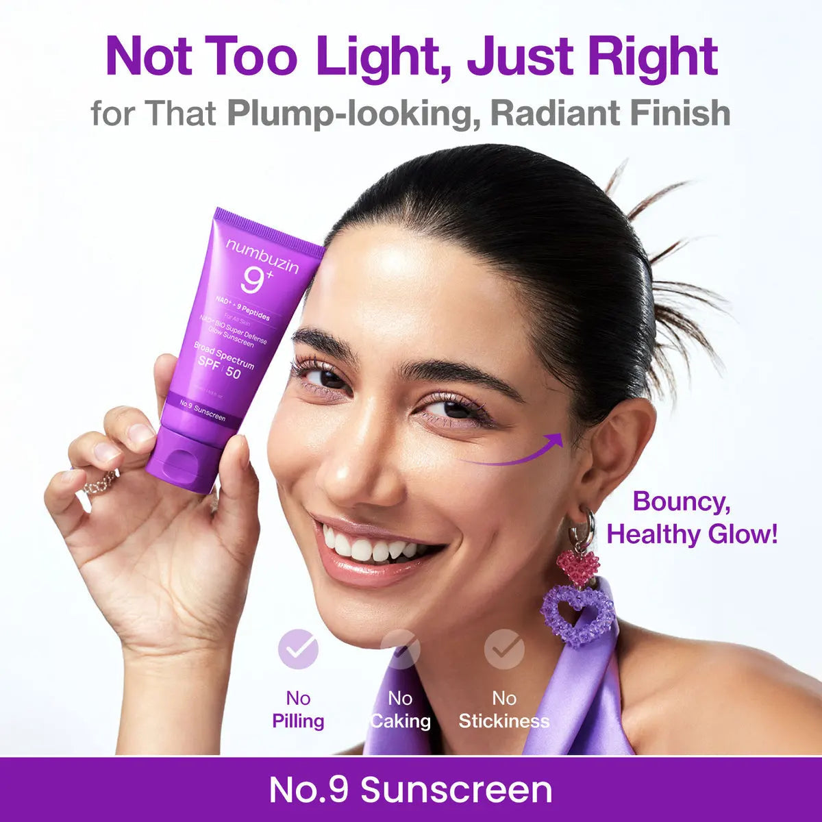 numbuzin No.9 NAD+ BIO Super Defense Glow Sunscreen