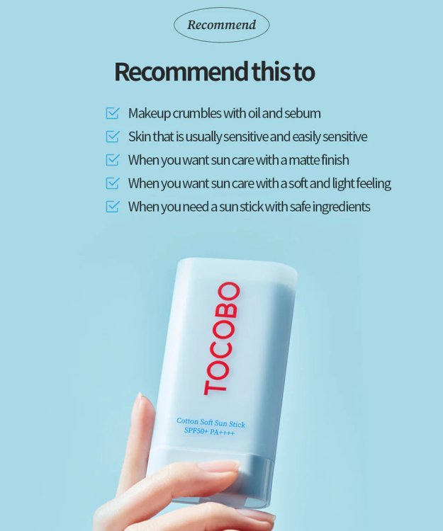 TOCOBO Cotton Soft Sun Stick