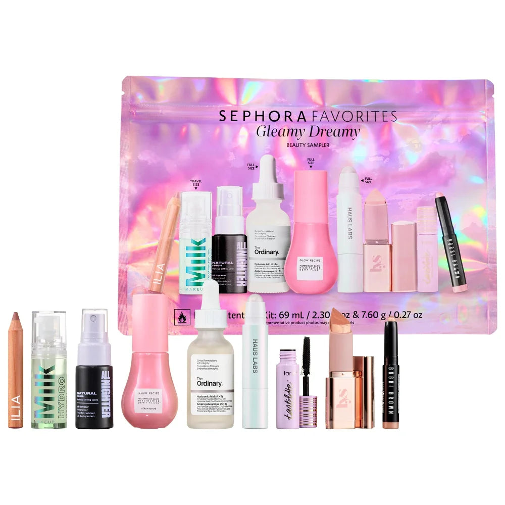 Sephora Favorites Gleamy Dreamy Makeup & Skincare Value Set