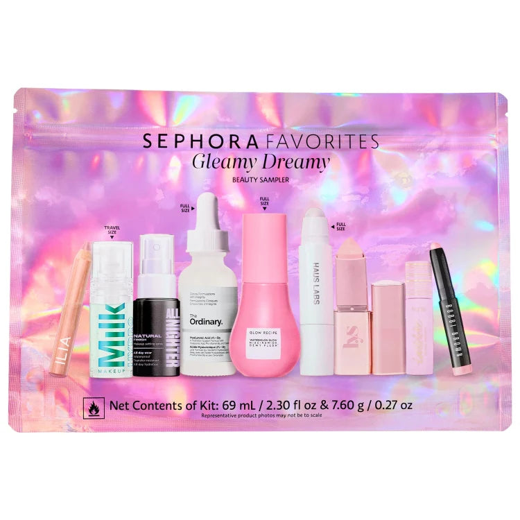 Sephora Favorites Gleamy Dreamy Makeup & Skincare Value Set