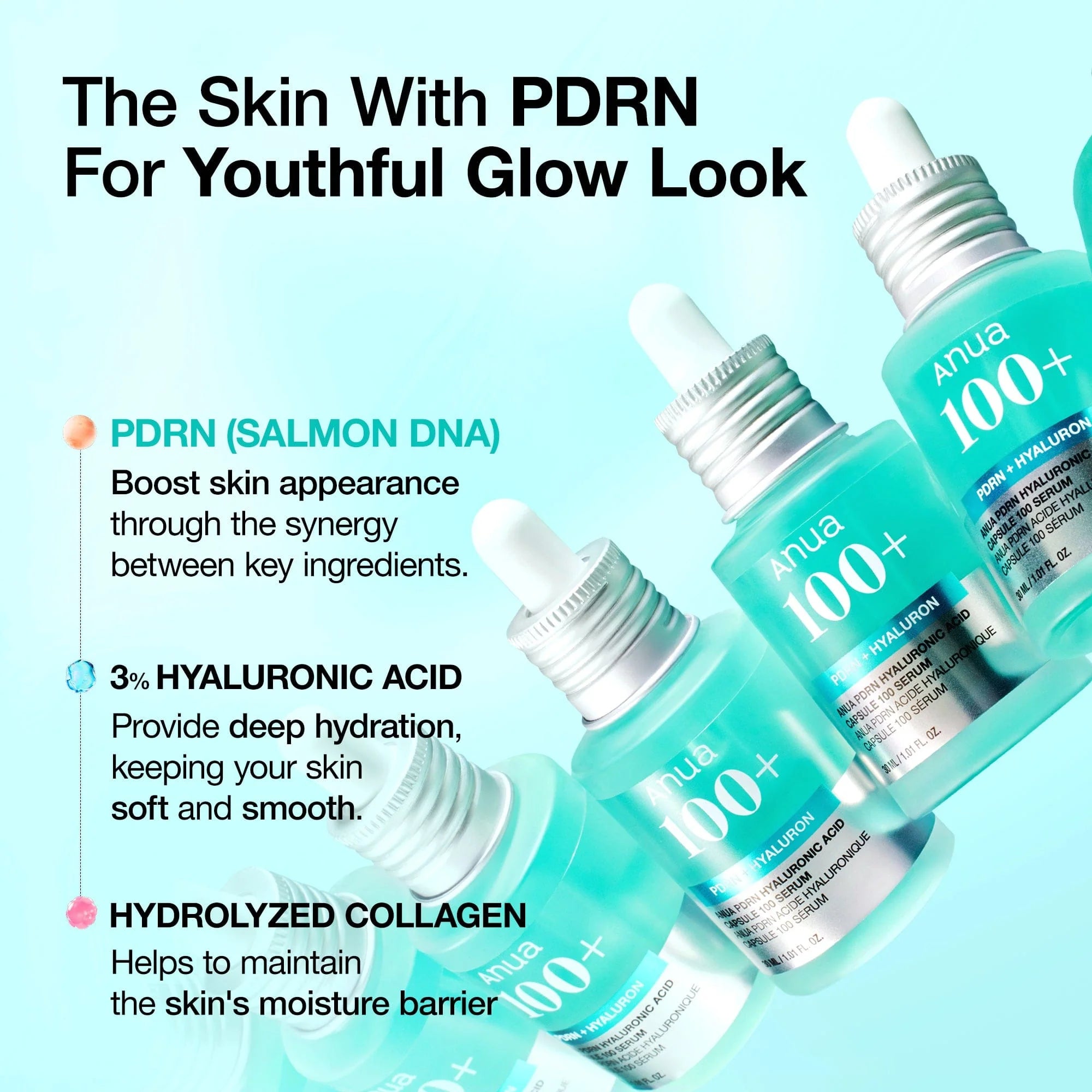 Anua PDRN Hyaluronic Acid Capsule 100 Serum - 30ml