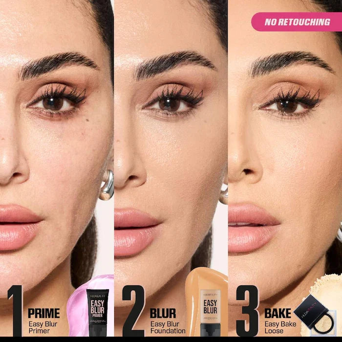 Huda Beauty – Easy Blur Silicone-Free Smoothing Primer 10ml